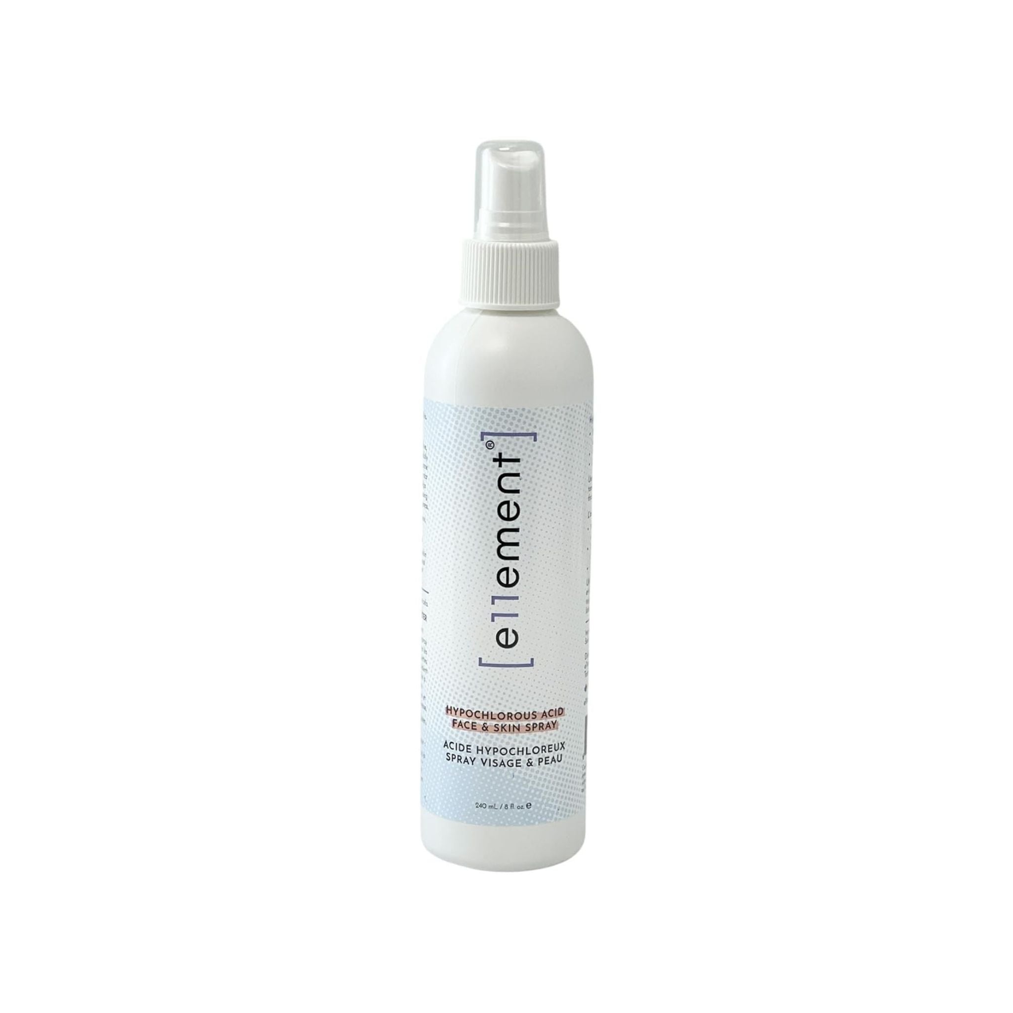 A white spray bottle of ellement Reinvigorating Air Hair & Skin Spray with a white cap, shown on a plain white background.