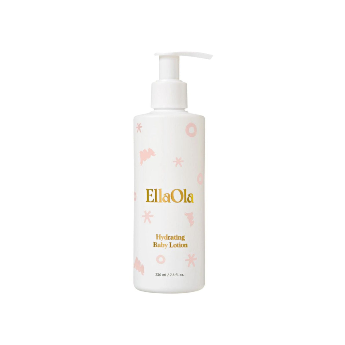 Ella Ola lotion bottle on a white background