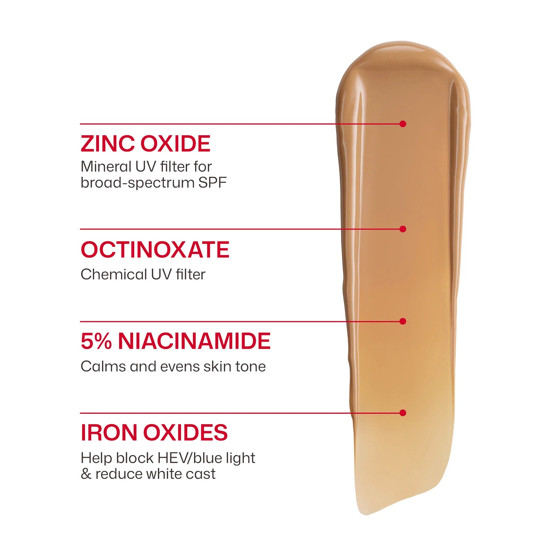 The Pharmacy Lab EltaMD UV Clear SPF 46 Broad Spectrum Sunscreen with zinc oxide, niacinamide, and iron oxides for tinted daily sun protection.