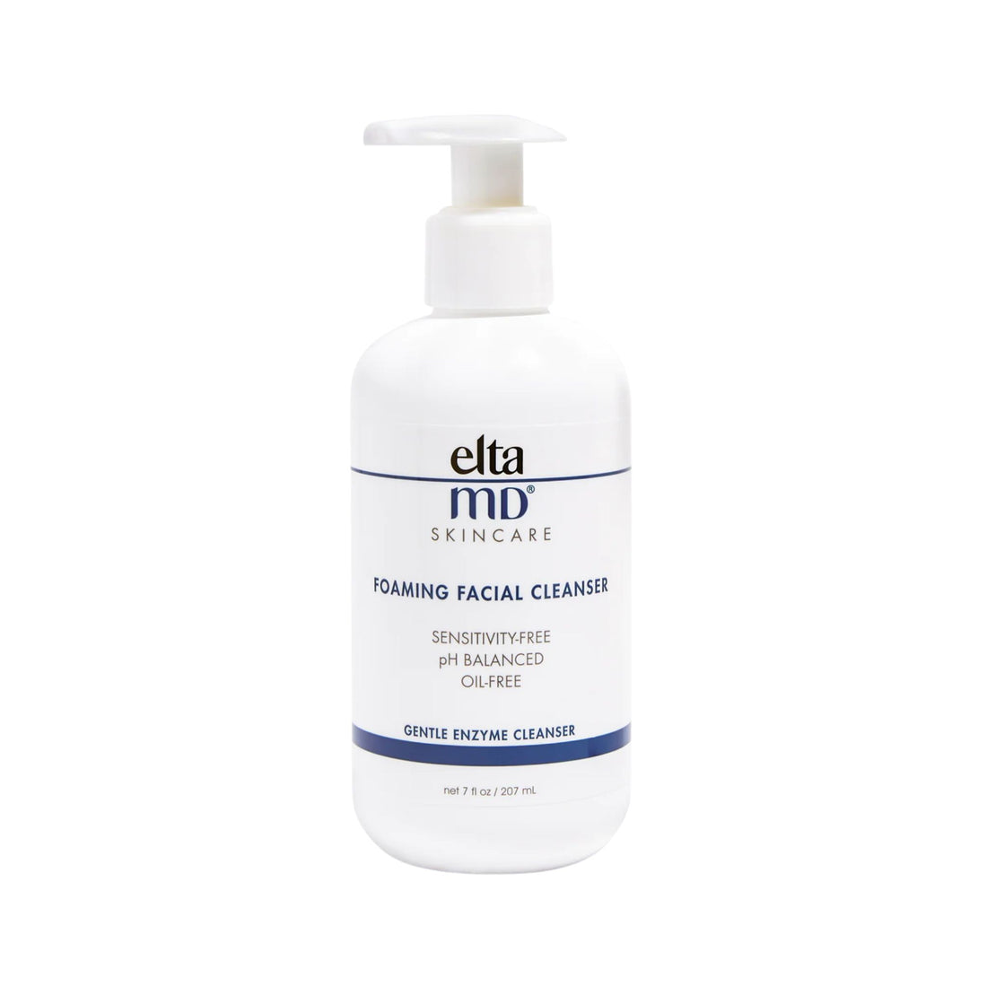 Eltma MD Foaming Facial Cleanser bottle on a white background