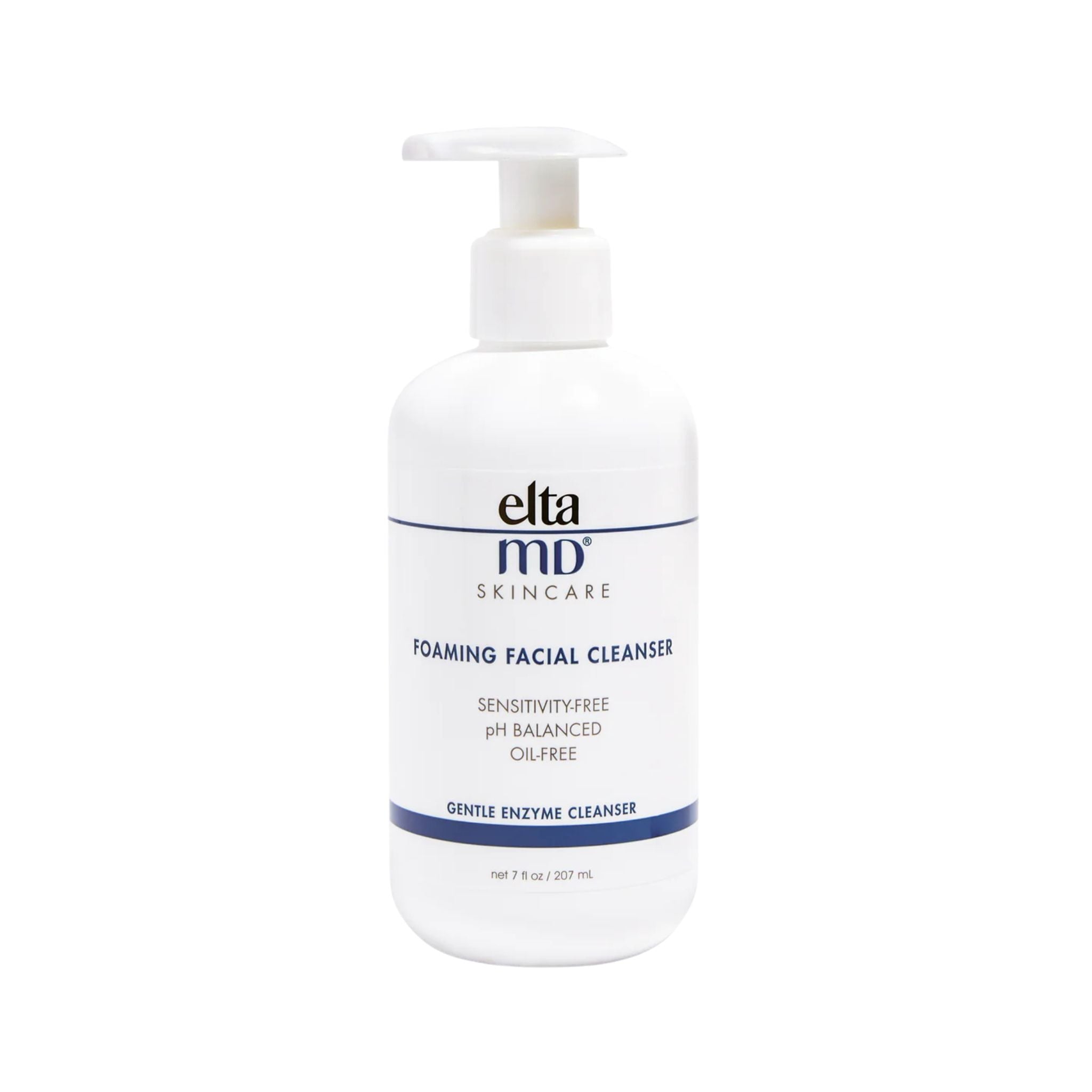 Eltma MD Foaming Facial Cleanser bottle on a white background