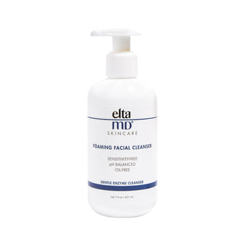 Eltma MD Foaming Facial Cleanser bottle on a white background
