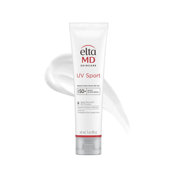 Eltma MD UV Sport sunscreen tube on a white background