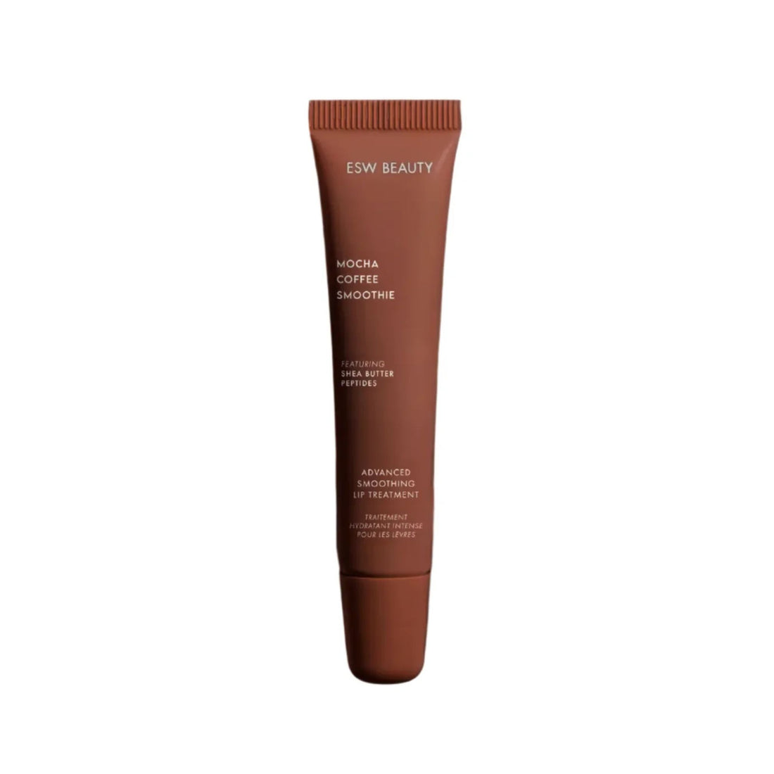 ESW Beauty Mocha Coffee Smoothie Advanced Smoothing Lip Treatment available at The Pharmacy Lab, featuring shea butter and peptides for smooth, hydrated lips.