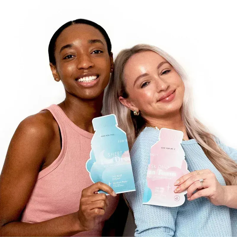 ESW Beauty The Dream Team Sheet Mask Duo at The Pharmacy Lab, featuring The Blue Dream and The Pink Dream moisturizing sheet masks.
