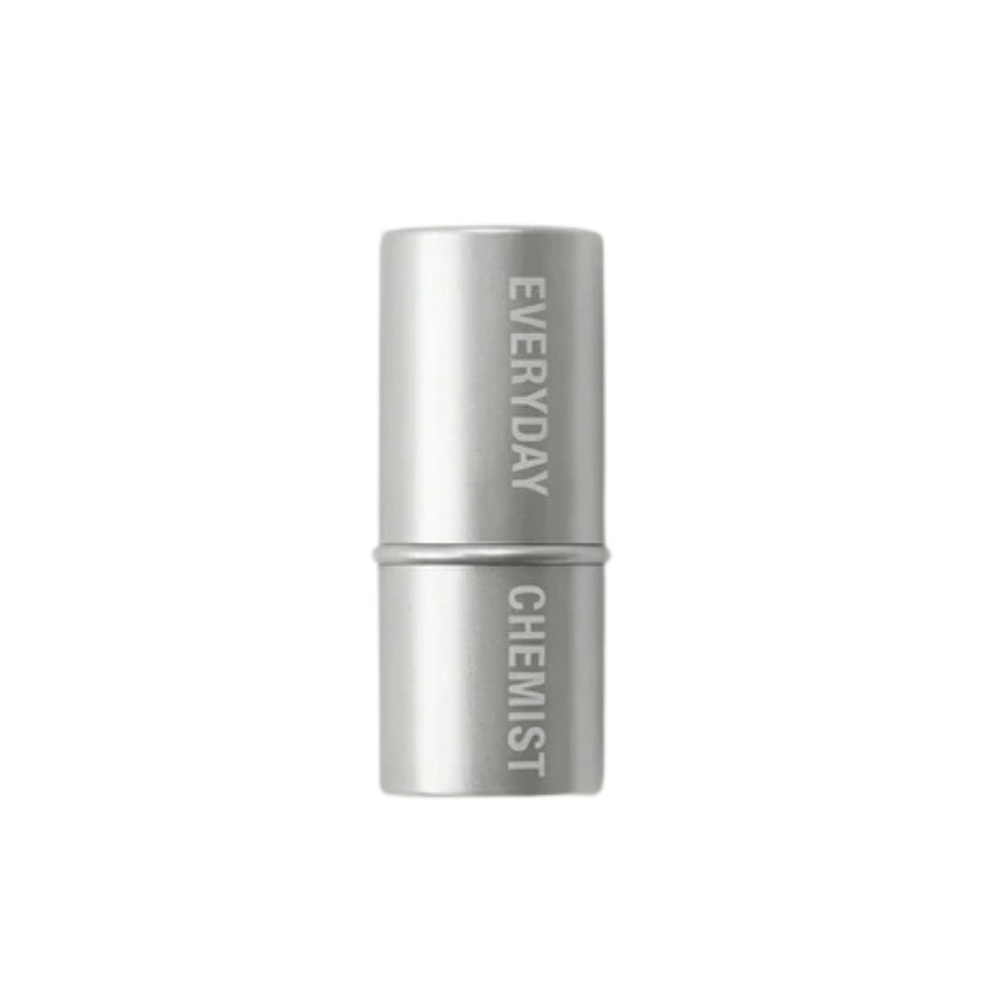 Silver cylindrical container with 'Everyday Chemist' branding on a white background