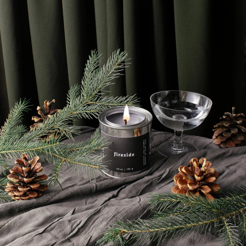 Mala the Brand: Fireside Scented Coconut-Soy Candle