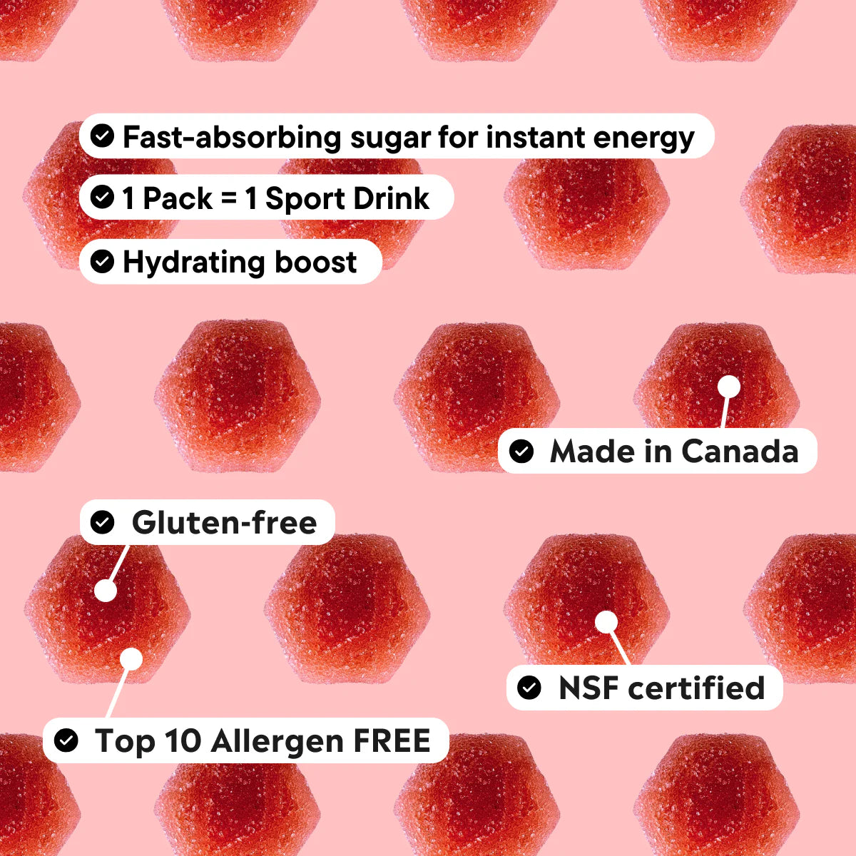 GUM'vees Salted Watermelon Electrolyte Gummies benefits.