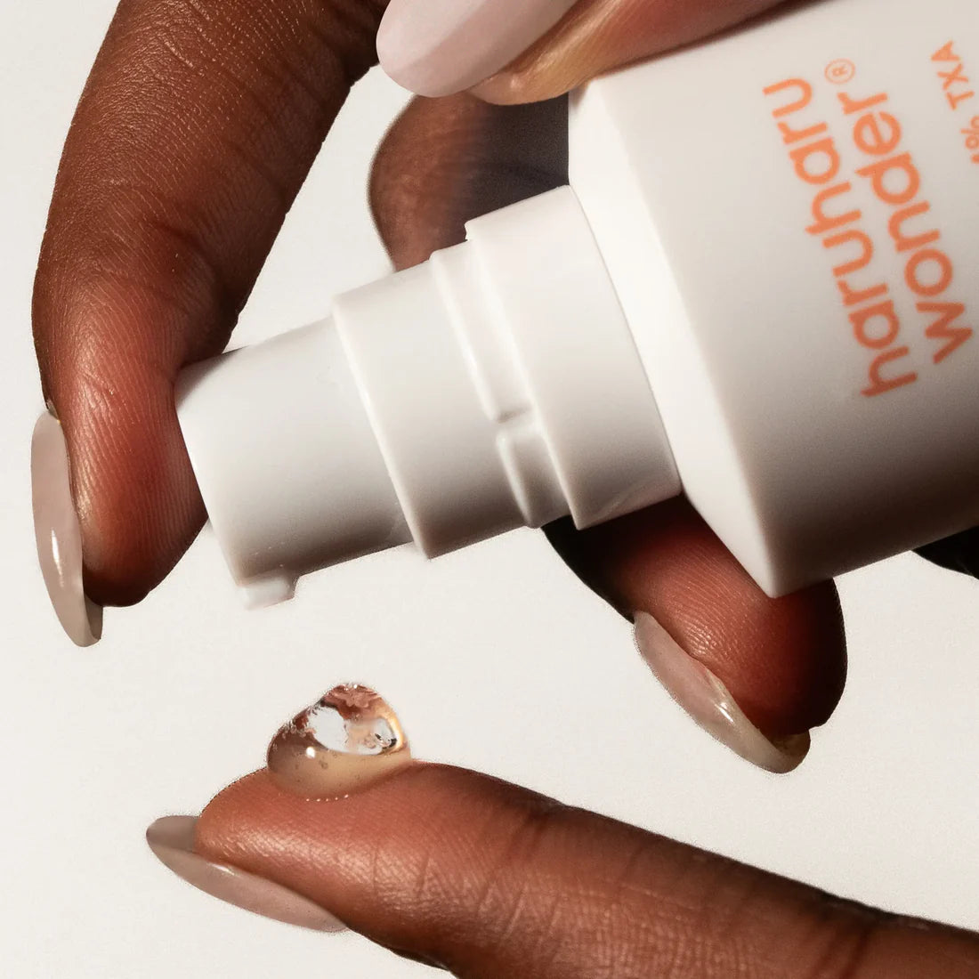 Haruharu Wonder skincare serum bottle on a white background
