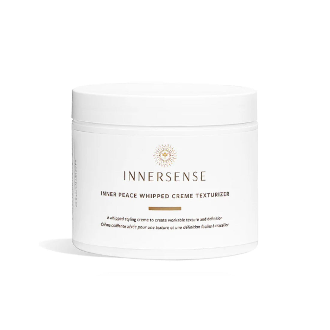 Innersense Inner Peace Whipped Creme Texturizer jar on a white background