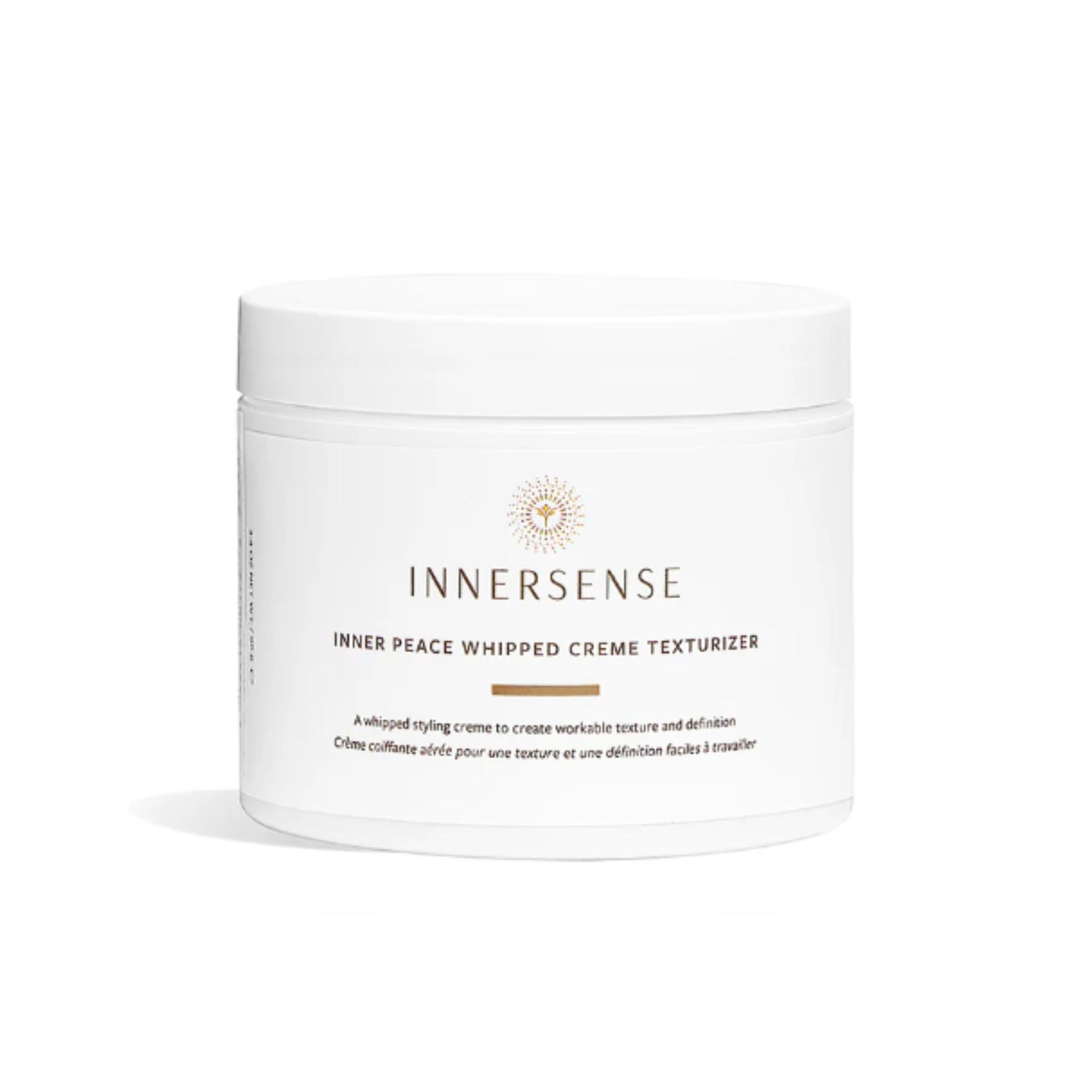 Innersense Inner Peace Whipped Creme Texturizer jar on a white background