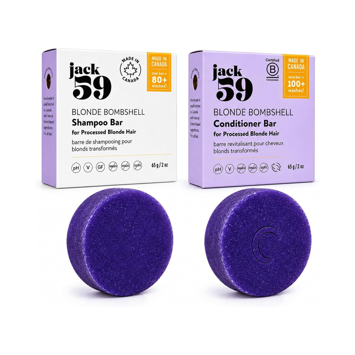 Jack59 Blonde Bombshell Shampoo & Conditioner Set