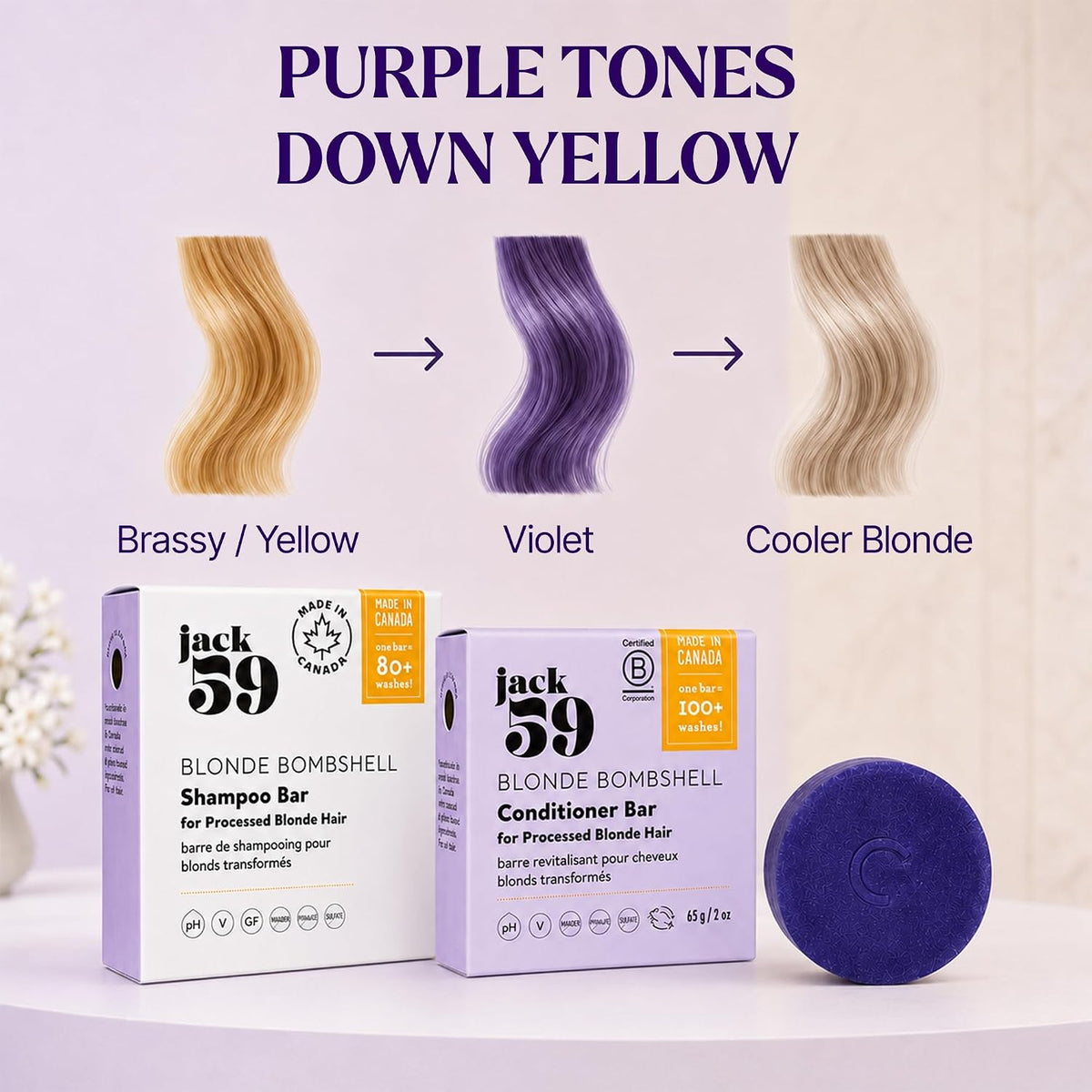 Jack59 Blonde Bombshell Shampoo & Conditioner Set