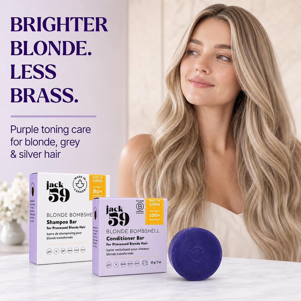 Jack59 Blonde Bombshell Shampoo & Conditioner Set