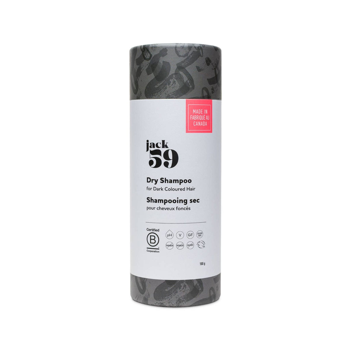 Jack59 Dry Shampoo for Dark Hair