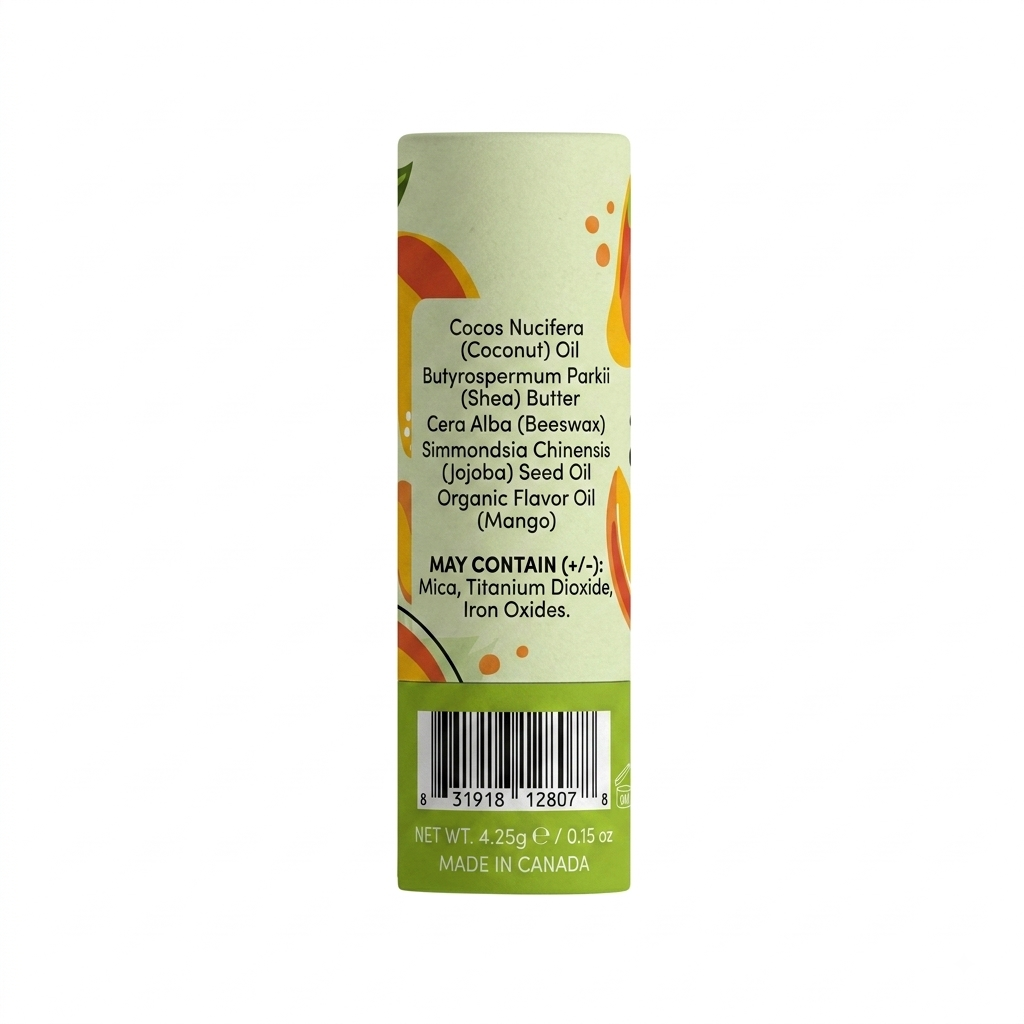 Mango juice box with 'mae maе' branding on a white background