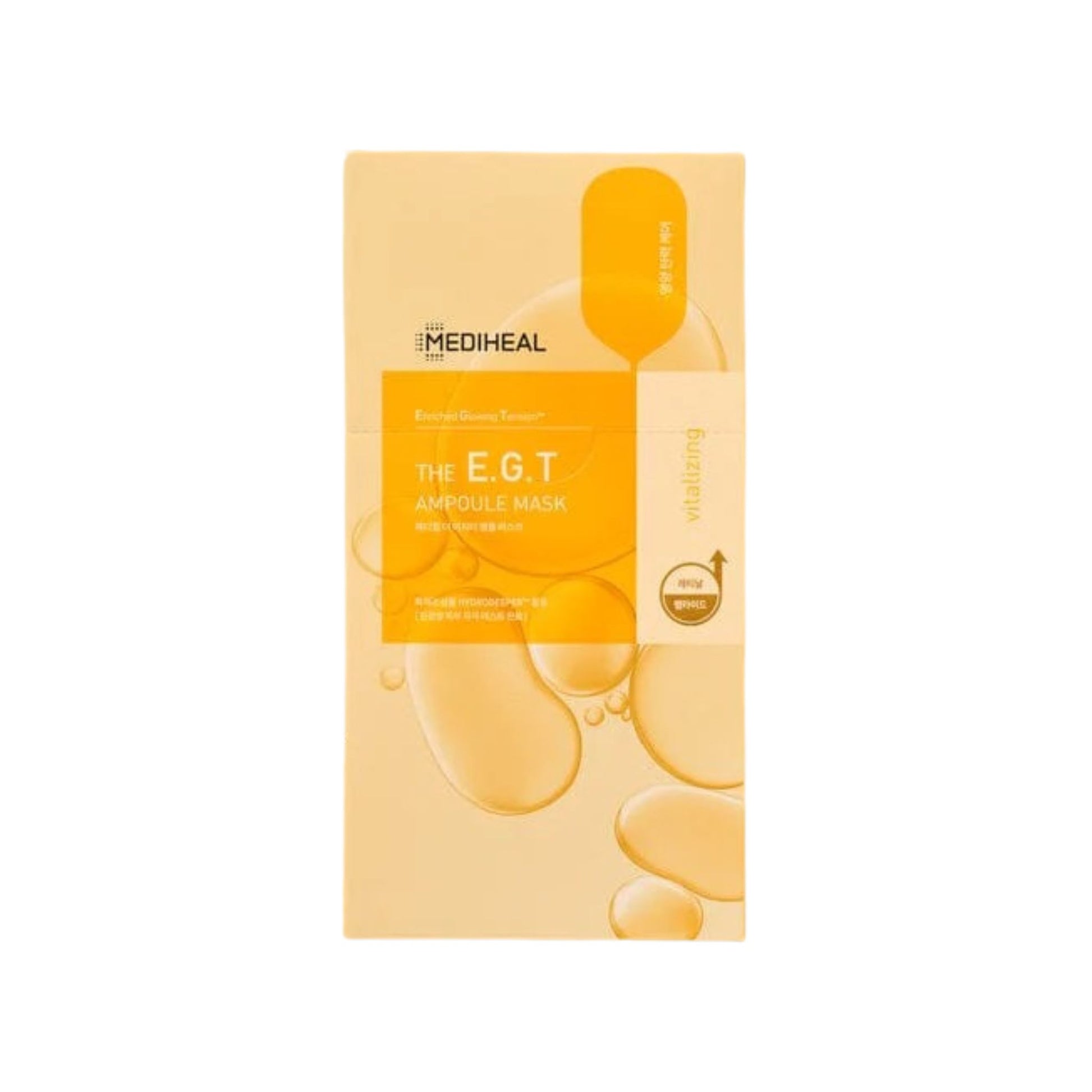 Mediheal E.G.T Ampoule Mask packaging on a white background