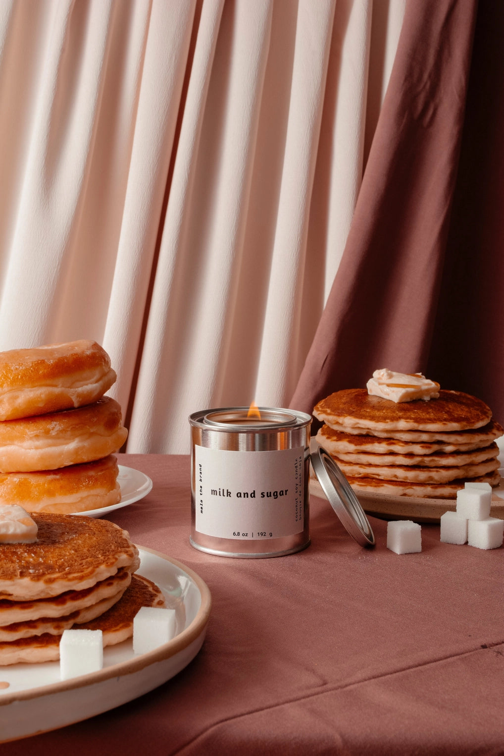 Mala the Brand: Milk and Sugar Scented Coconut-Soy Candle