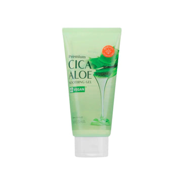Tube of Cica Aloe Soothing Gel on a white background