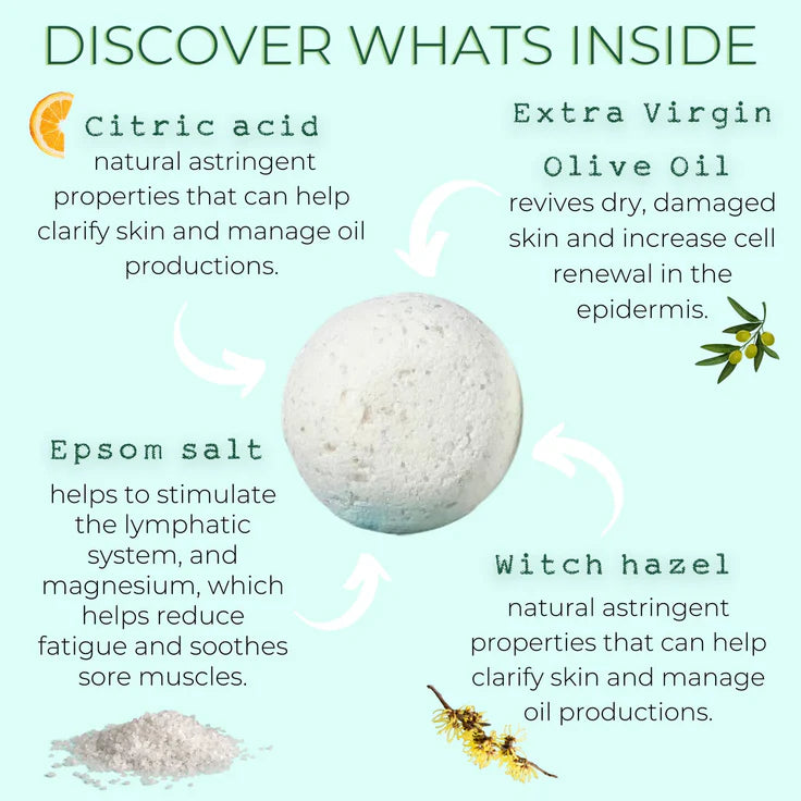 Nature's Aid True Natural Bath Bomb packaging on a white background