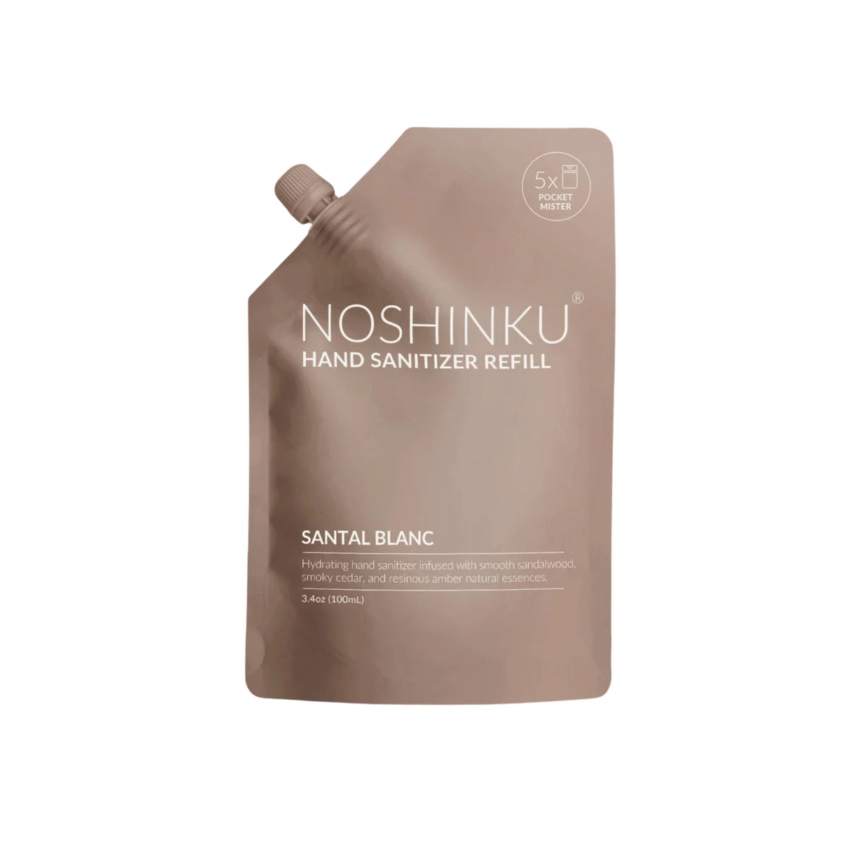 Noshinku Santal Blanc Hand Sanitizer Refill Pouch