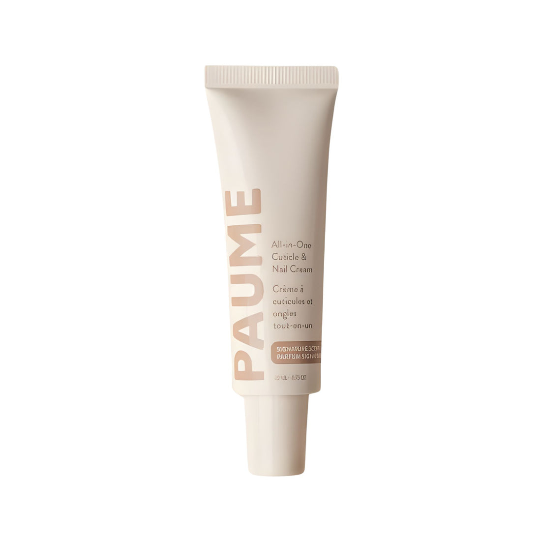 PAUME nail cream tube on a white background