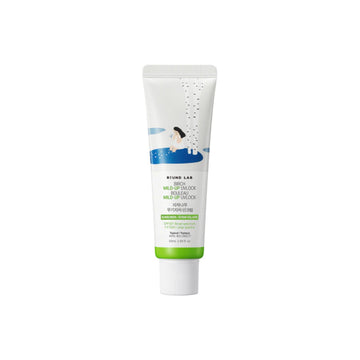 Tube of skincare product with branding on a white background