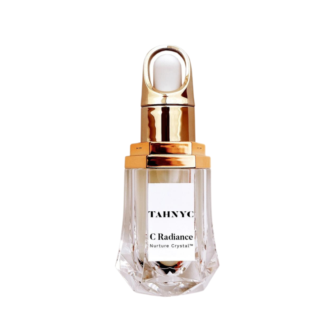 Tahinyo C Radiance Nurture Crystal bottle on a white background