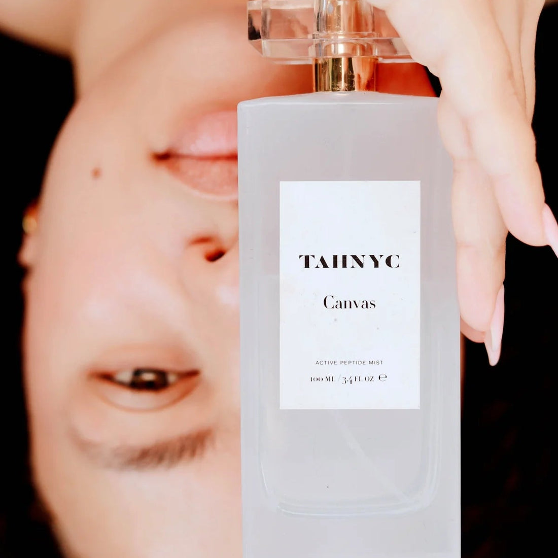 The Pharmacy Lab TAHNYC Canvas Active Peptide Mist hydrating facial mist for radiant and refreshed skin