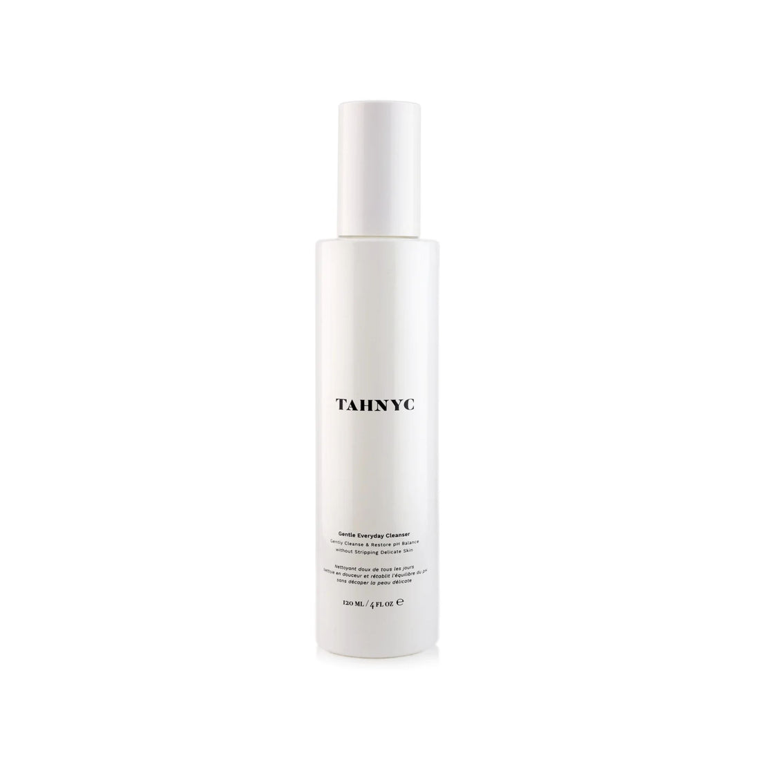 White bottle with 'Tah NYC' branding on a white background