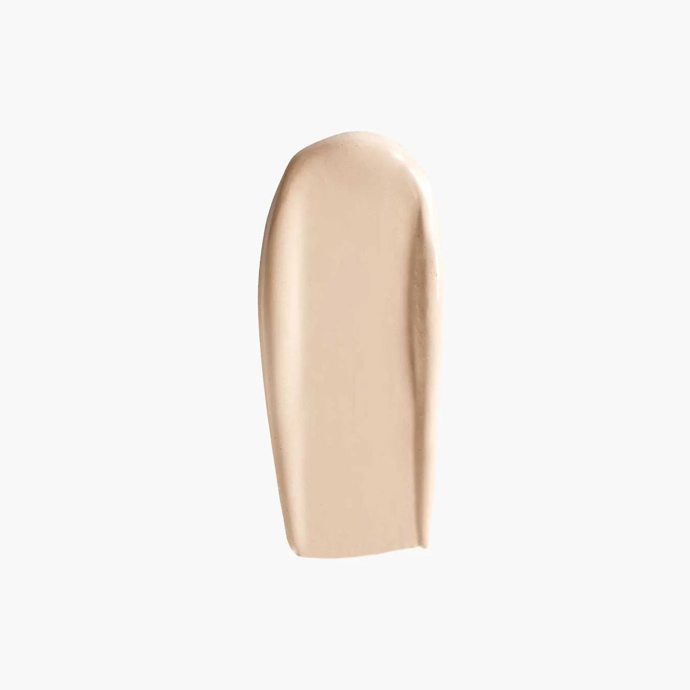 Beige makeup swatch on a white background