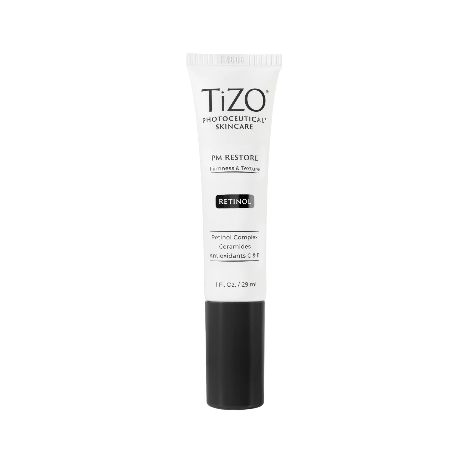 Tizo skincare tube on a white background