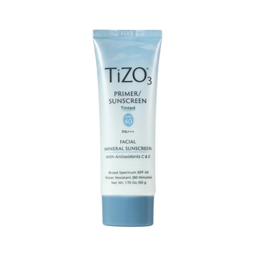 Tizo3 sunscreen tube on a white background