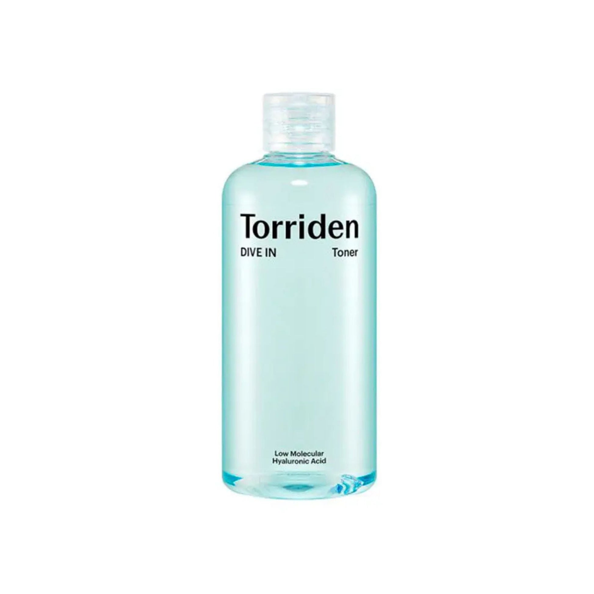 Torriden toner bottle on a white background