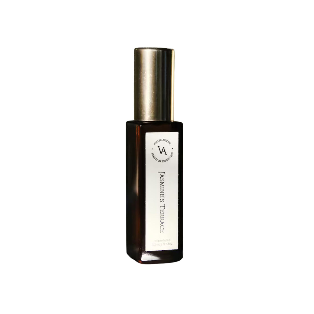 Bottle of Jasmine's Terreze on a white background