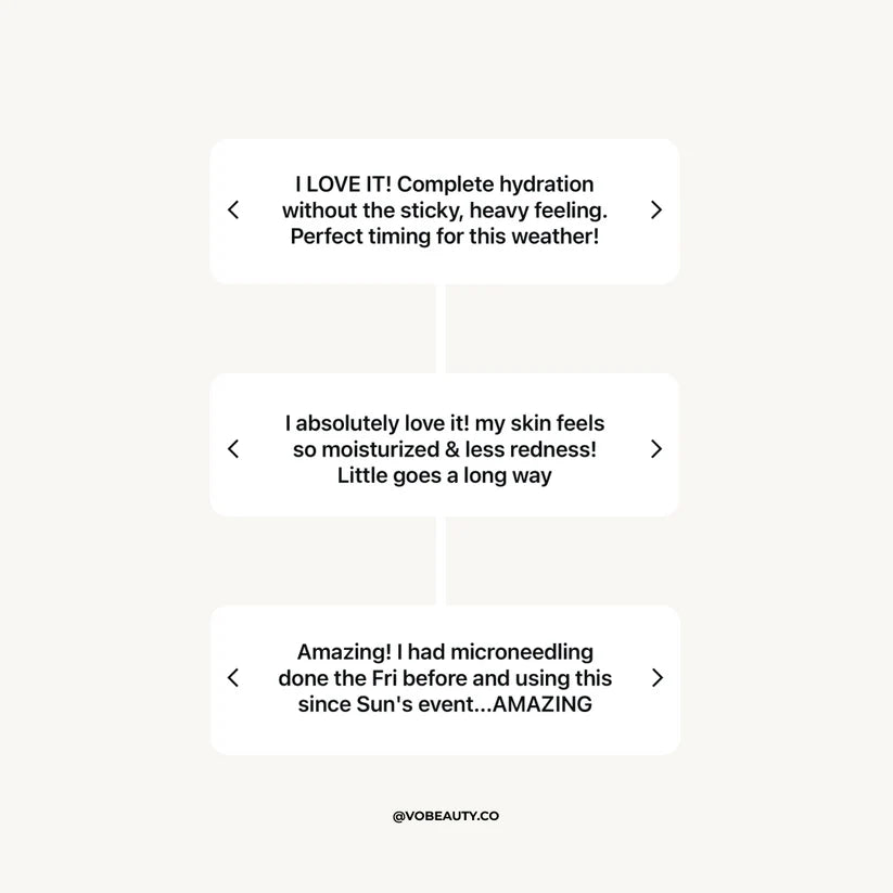 Product reviews with text on a white background