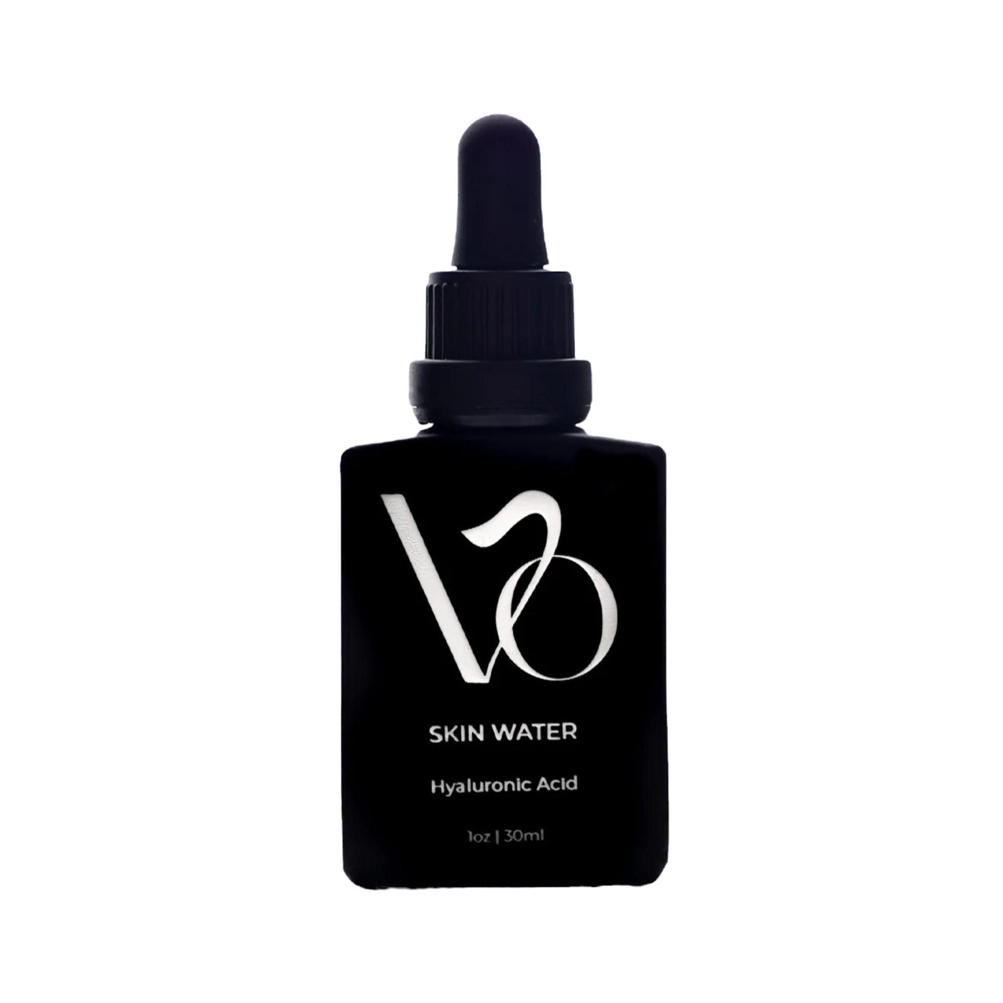 VO Beauty Skin Water 2% Hyaluronic Acid Serum bottle – 1 oz | 30 mL hydrating serum with hyaluronic acid available at The Pharmacy Lab.