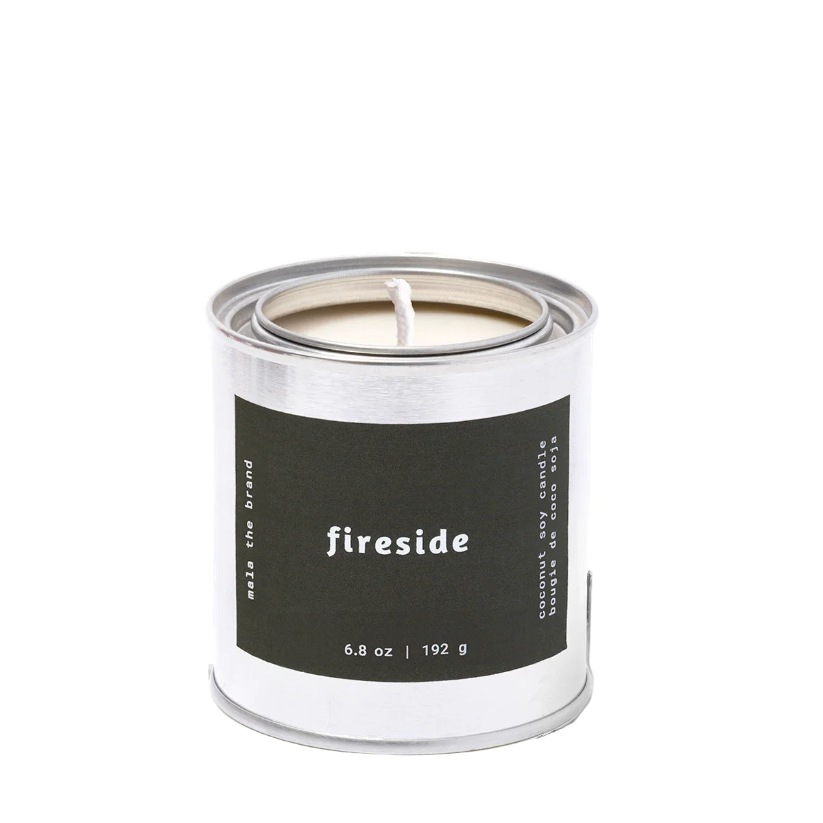 Mala Fireside Candle | Black Amber + Lavender + Musk